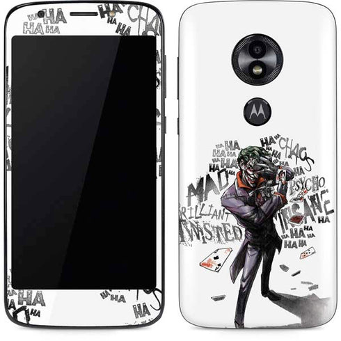 DC Comics The Joker Brilliantly Twisted Moto E5 Play Skin